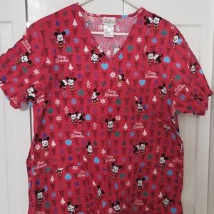 Disney Scrub Top